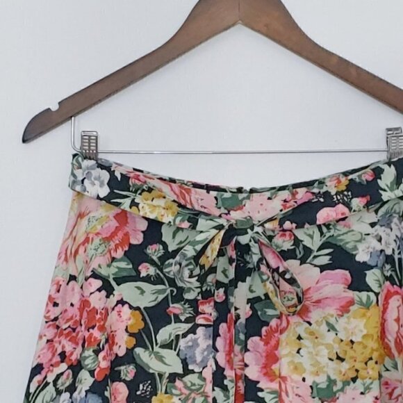 NWT ZARA Floral faux wrap Dora mini skirt - Picture 3 of 13